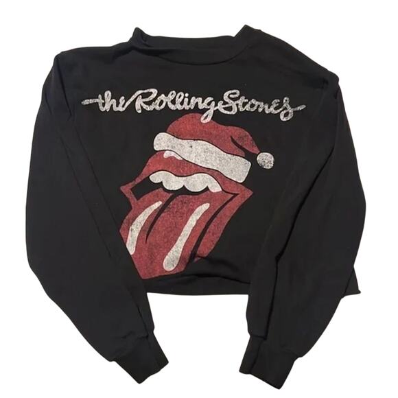 The Rolling Stones Holiday Santa Hat Sweatshirt, Size XXL, EUC - Picture 9 of 11